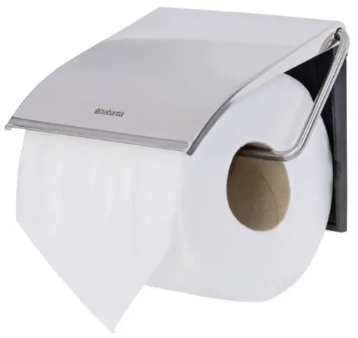 [41 45 89] Brabantia ReNew WC Rolhouder Brilliant Steel