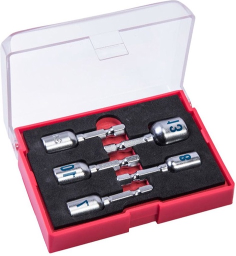 [COXB365001] Bit-Dopsleutelset 5-Delig