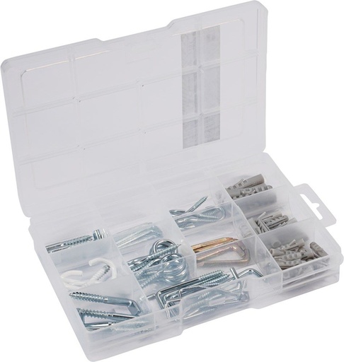 [DP 8500123] Assortiment Schroefhaak-Plug 78-Delig