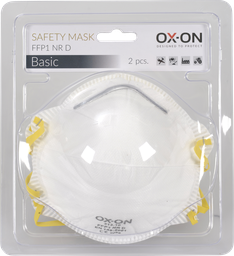 [431.001.000.000] OX-ON STOFMASKER FFP-1 2ST