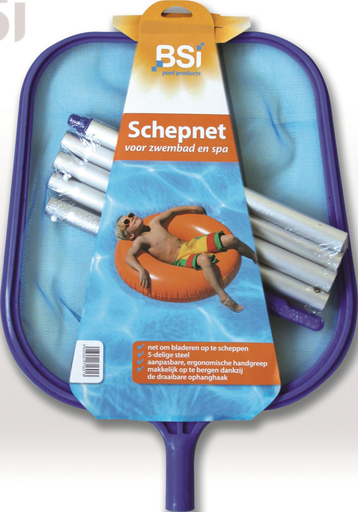 [6913] BSI Schepnet met Steel 140cm