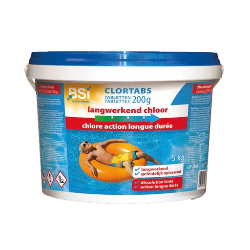 [6203] BSI Langwerkende Chloor 5kg