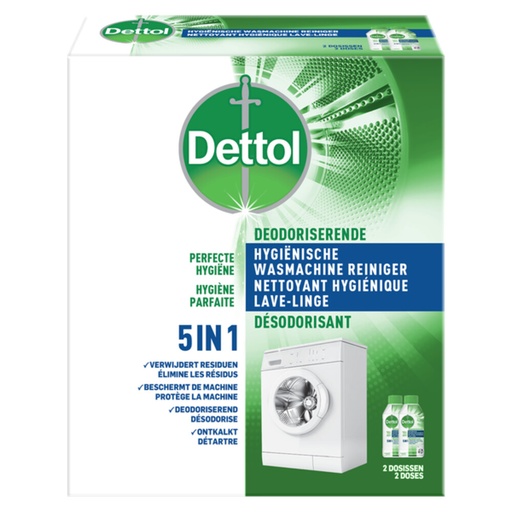 [A10406] Dettol 2X250ml Wasmachine Reiniger
