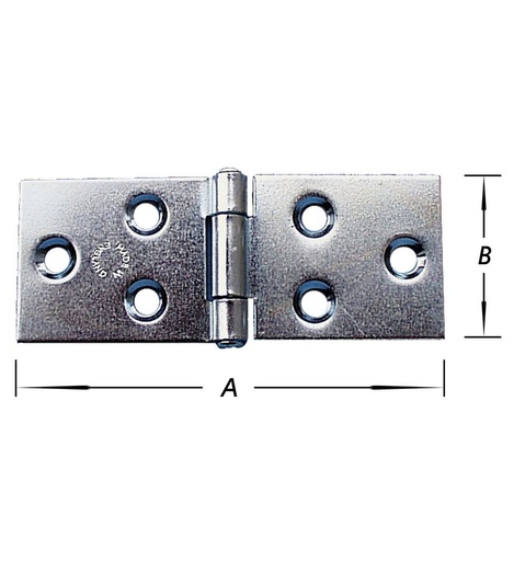 [S-5010-32] Lintscharnieren Verzinkt 31X81mm 2st.