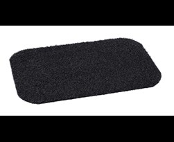 [KAT 80/120GRA] Ledent Mat Katoen Vuilvreter 75x120cm Graphite (Zwart)