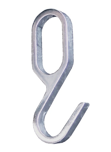 [S-5399-13] Ovale Kleerkasthaken Verchroomd - 30x15mm 2st