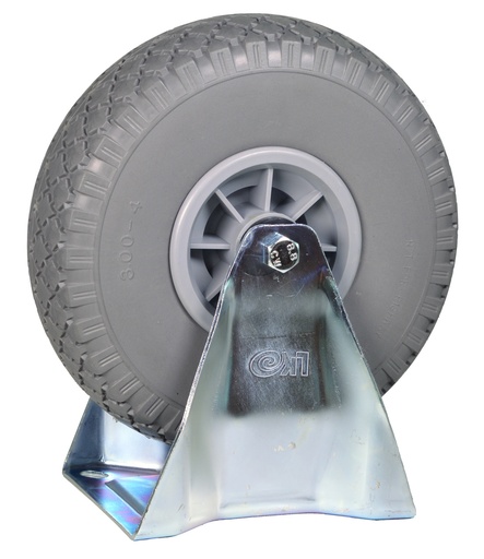 [CLBW260SW] Bokwiel Pro met grijze foamband en kunststof velg 300x4