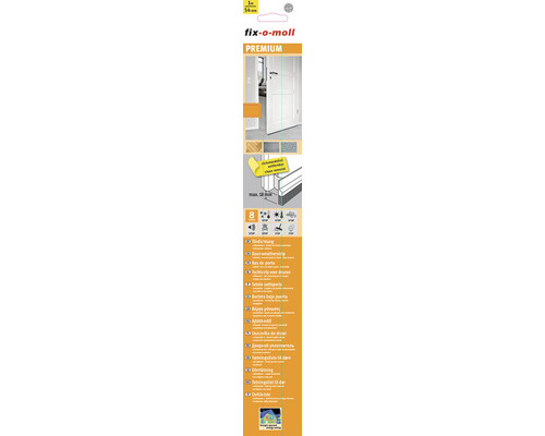 [SUF3565331] FIX-O-MOLL Premium tochtstrip voor deuren zelfklevend wit 54 mm x 1 m