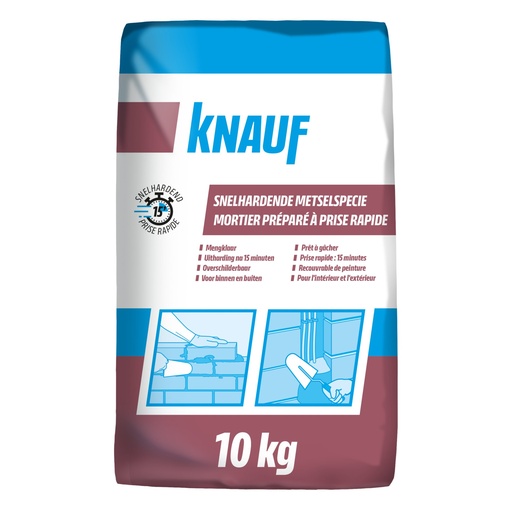 [00872076] KNAUF Snelhardende Metselspecie 15min 10Kg