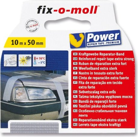 [SUF3563040] Fix-o-moll Gaffertape grijs 10mx50mm
