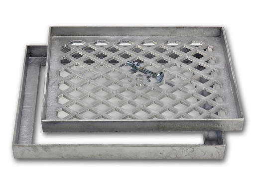 [120040C] TEGELDEKSEL 40X40 ALUMINIUM