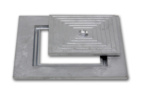 [074040C] PUTDEKSEL 40X40CM ALUMINIUM