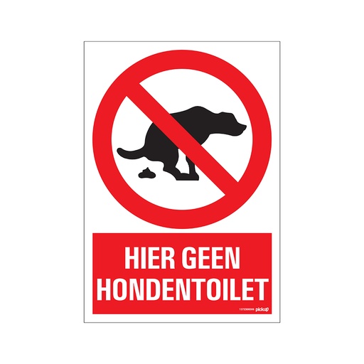 [1272300006] PICTO PU GEEN HONDENTOILET 23X33