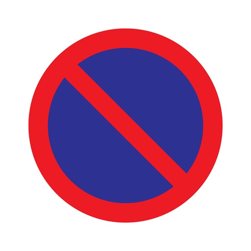 [P813-20] Pickup Pictogram 20cm verboden te parkeren