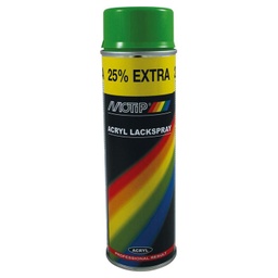 [04107] Motip Spray Universele lak hoogglans - RAL 6018 groen - 500 ml - 04107