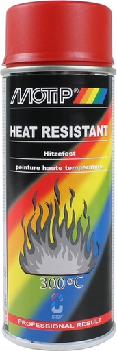 [04040] Motip Spray Hittebestendig Rood 400ml 04040