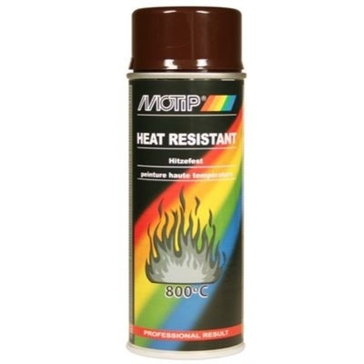 [04034] Motip Hittebestendige Lak 800°C - Bruin - 400 ml - 04034