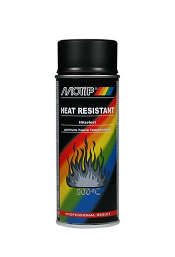 [04031] Motip Hittebestendige Lak 800°C - Zwart - 400 ml - 04031