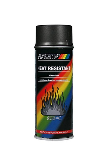 [04030] Motip Hittebestendige Lak 800°C - Donker Antraciet - 400ML - 04030