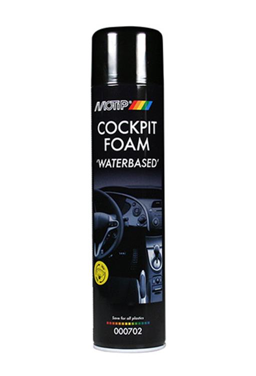 Mousse Lustrante Tableau De Bord Motip Cockpit Foam 600ml - Nettoyage Et Protection