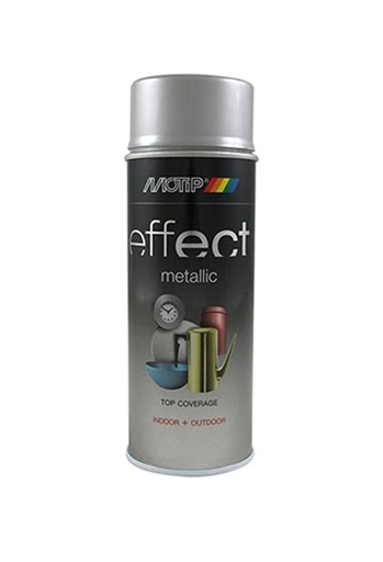 [302502] Motip Effect Metallic Spuitbus 400ml Silver/Aluminium