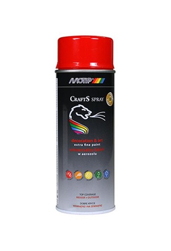 [160677] MOTIP CRAFTS RAL 3020 GLANZEND 400ML