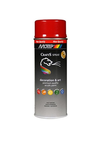 [696219] MOTIP CRAFTS RAL 3002 GLANZEND 400ML