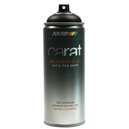 [08028] MOTIP CARAT TRAFFIC BLACK MATT 08028 400ML