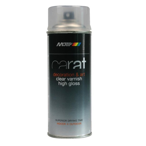 [08102] MOTIP CARAT CLEAR VARNISH HIGH GLOSS 08102 400ML