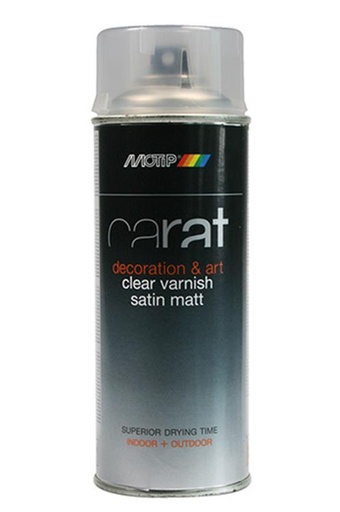 [08103] MOTIP CARAT CLEAR VARNISH SATIN MATT 08103 400 ML