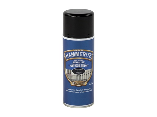 Hammerite Metaalverf Hoogglans 400ml Zwart