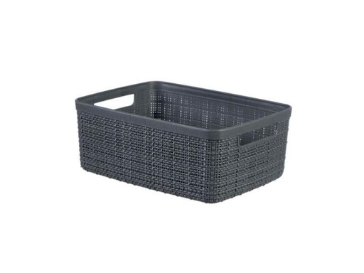 [01904-g44-01] CURVER JUTE OPBERGBOX DEEP SHADOW SMALL 5L 26,5X20XH10,5CM