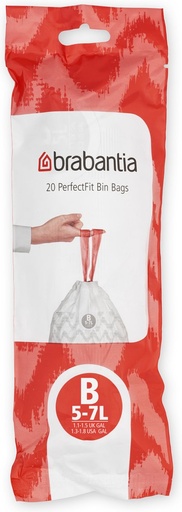 [311741] Brabantia Perfectfit Afvalzak 5-7l Code B 20St