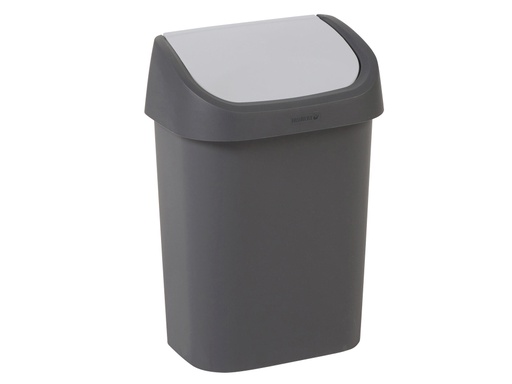 [243791] CURVER AFVALBAK MISTRAL SWING 10L ANTHRACIET / GRIJS