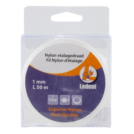[ETAL 1-50S] Etalagedraad Nylon 1MM 100m