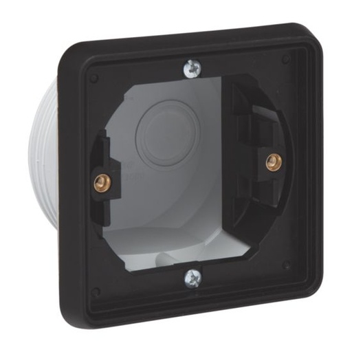 [NI76173000] NIKO HYDRO Enkelvoudige Inbouwdoos Zwart IP55 761-7300