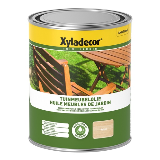 [XY5485983] Xyladecor Tuinmeubelolie Naturel 1L
