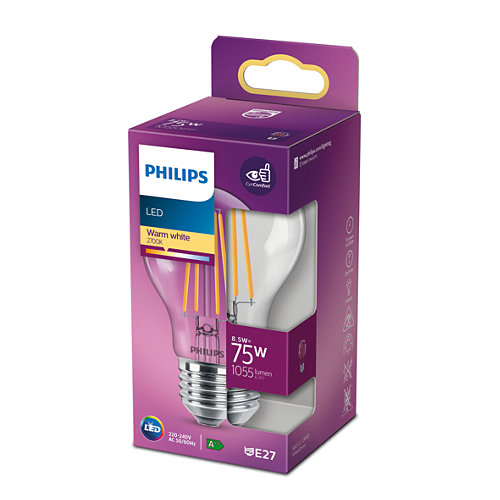 [929002025455] LED CLASSIC 75W A60 E27 WARM WHITE