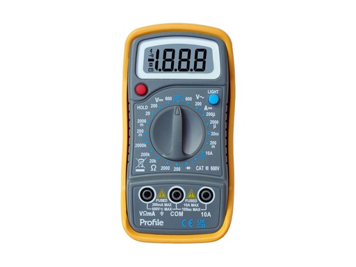 [200839051] Profile Digitale Multimeter Basis Cat3 600V