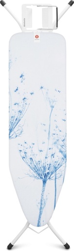 [111723] Brabantia Strijkplank B 124X38cm Strijkijzerhouder Cotton Flower