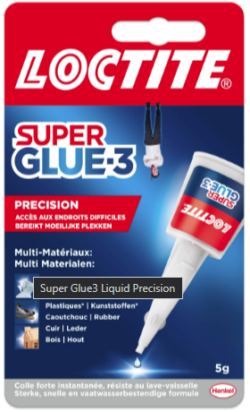 [2642428] Loctite secondenlijm Precision 'Super Glue-3' 5gr