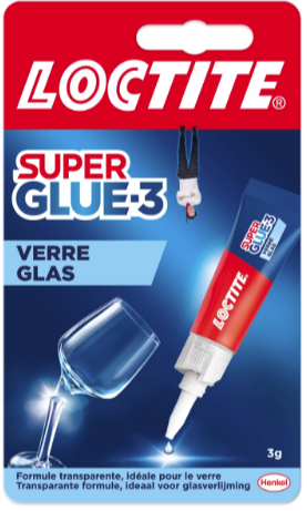 [2954970] Loctite secondenlijm Glass 'Super Glue-3' 3gr