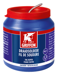 [6312652] GRIFFON DRAADSOLDEER TIN/KOPER 99/1 HK 1,5MM POT 500GR