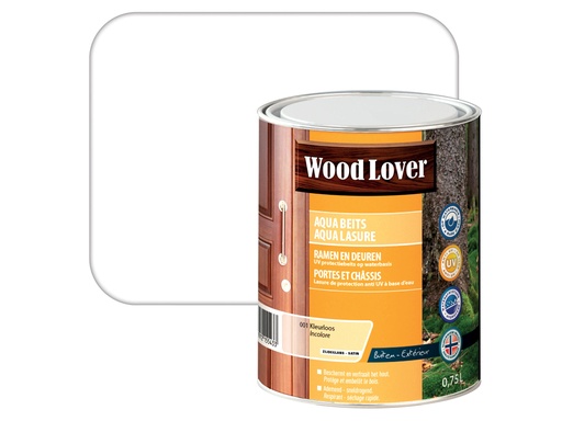 [T543] WOODLOVER AQUA BEITS 001 KLEURLOOS 750ML