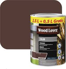 [T1609] WOODLOVER COLOR TUINHUIS 535 CHOCOLAT 2,5L+0,5L