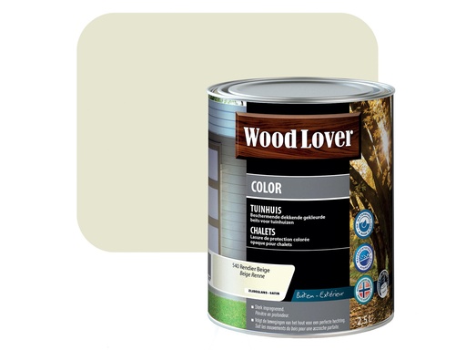 [T1605] WOODLOVER COLOR TUINHUIS 540 RENDIER BEIGE 2,5L