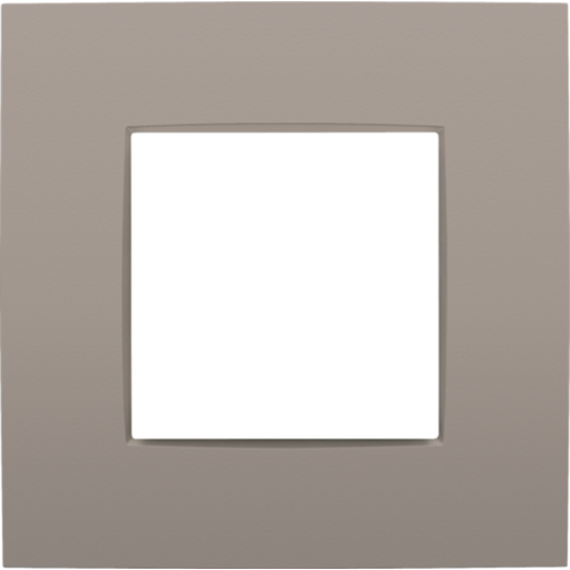 [NI12376100] NIKO Enkelvoudige afdekplaat Intense bronze 123-76100