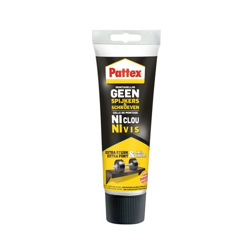 [2606165] PATTEX GEEN SPIJKERS&SCHROEVEN MONTAGELIJM CRYSTAL 390g