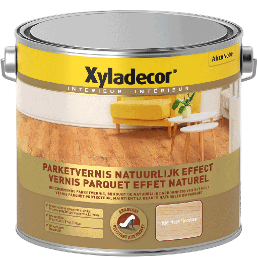 [XY5485967] Xyladecor Parket Natuurlijk Effect Kleurloos 2,5L