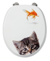 [820463] Allibert KAT - VIS WC-zitting Decor